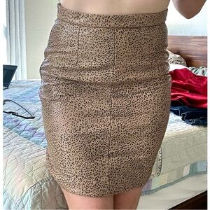 sold • CRAZY HOT leather skirt XXS
